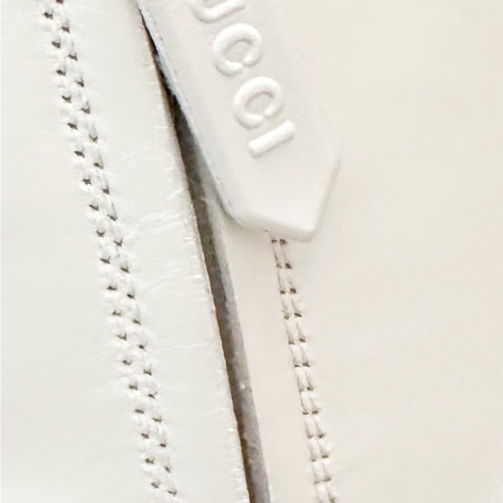 New! Gucci Kensington GG Supreme Monogram  Double Buckle Leather Ankle Boots - Picture 5 of 11